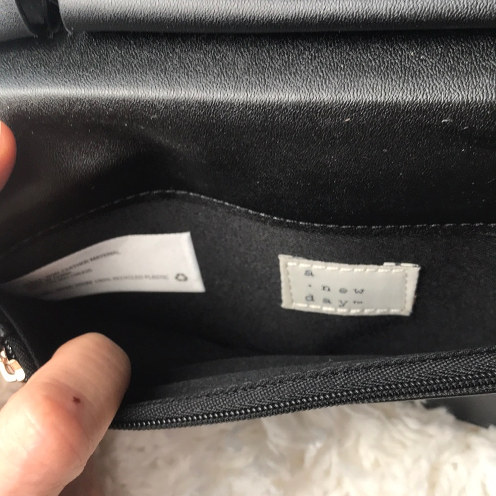 NWOT A New Day Black Glitter Crossbody Bag - Picture 8 of 8